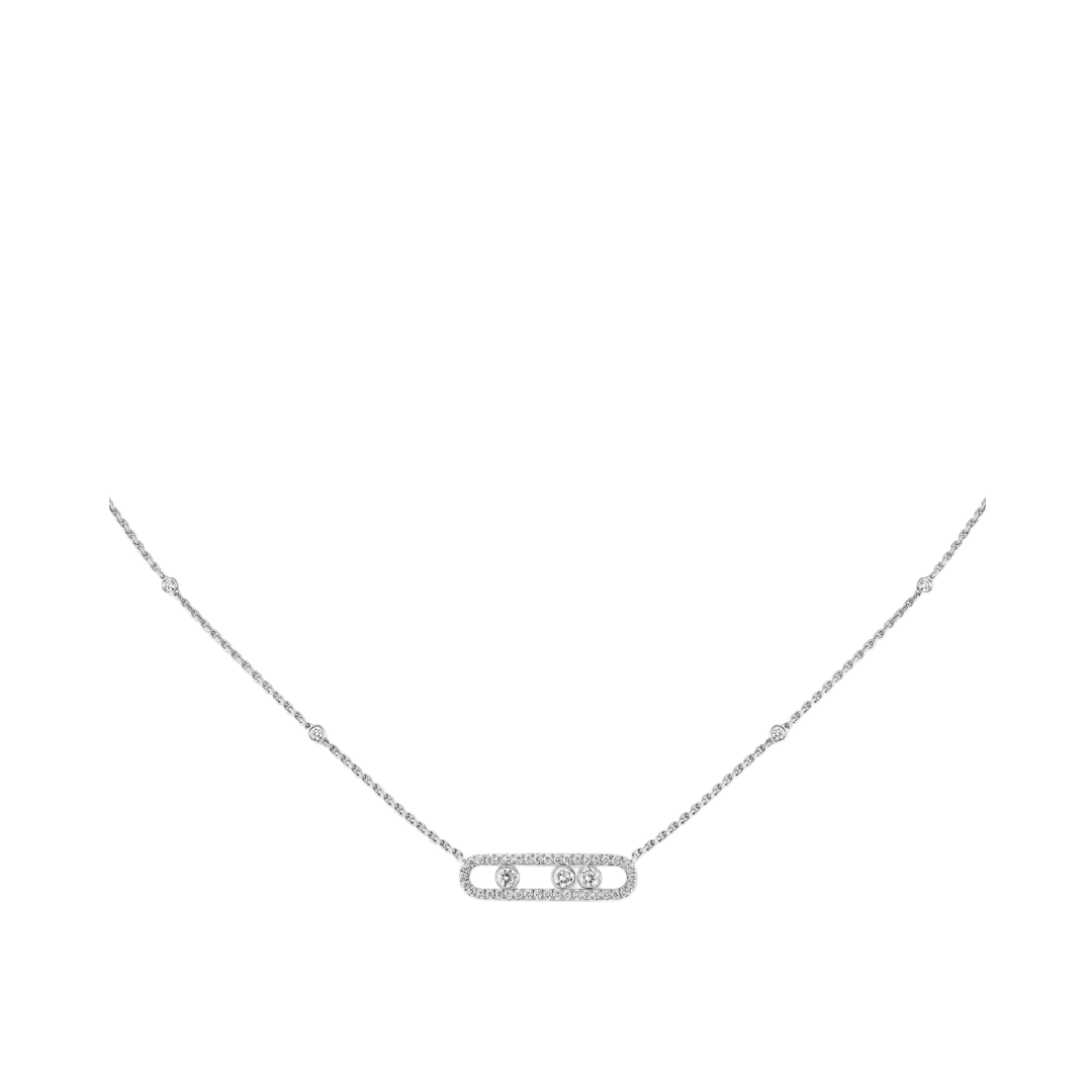 Baby Move Éclat Pavé Diamond Necklace – 18K Gold