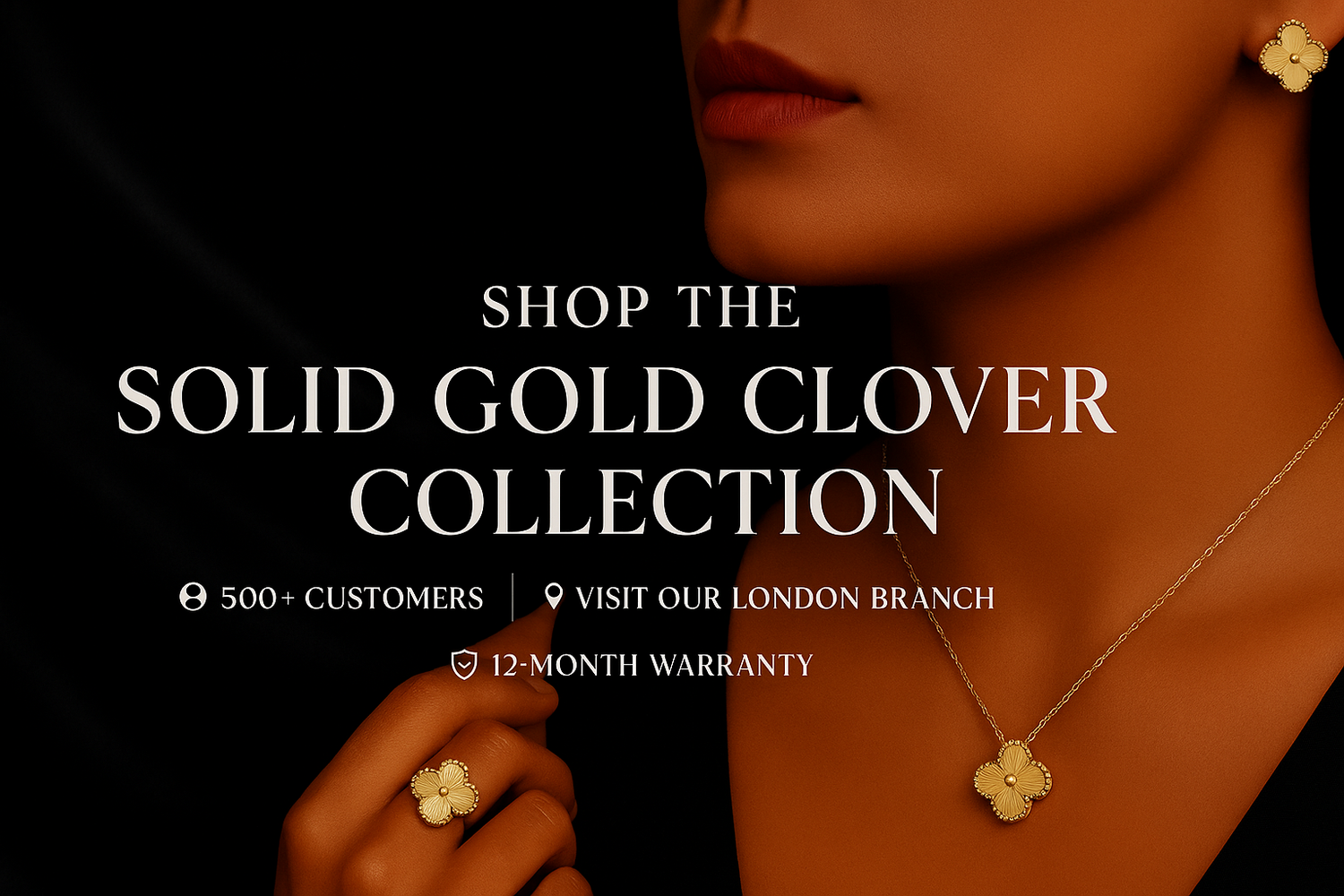 Solid Gold Clover Collection