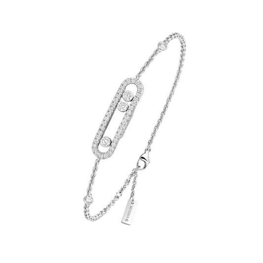 Move Pave Éclat Pavé Bracelet- 18K Gold