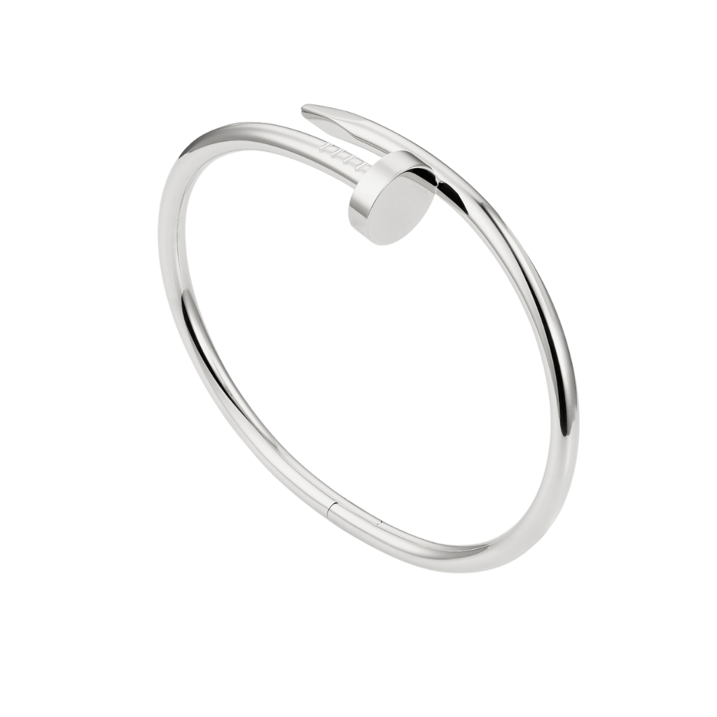 Sculpted 18K Gold Nail Bangle