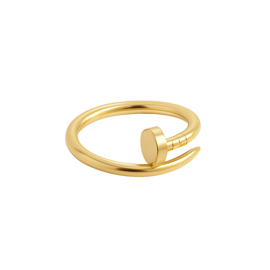 Sculpted 18K Gold Nail Ring